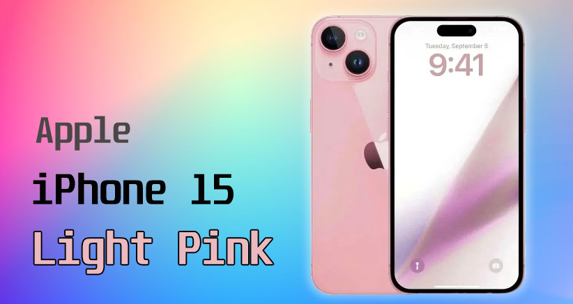 iphone 15 light pink