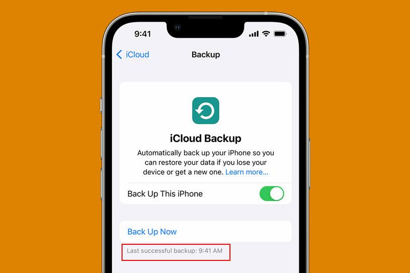 check if iphone 15 is backed up