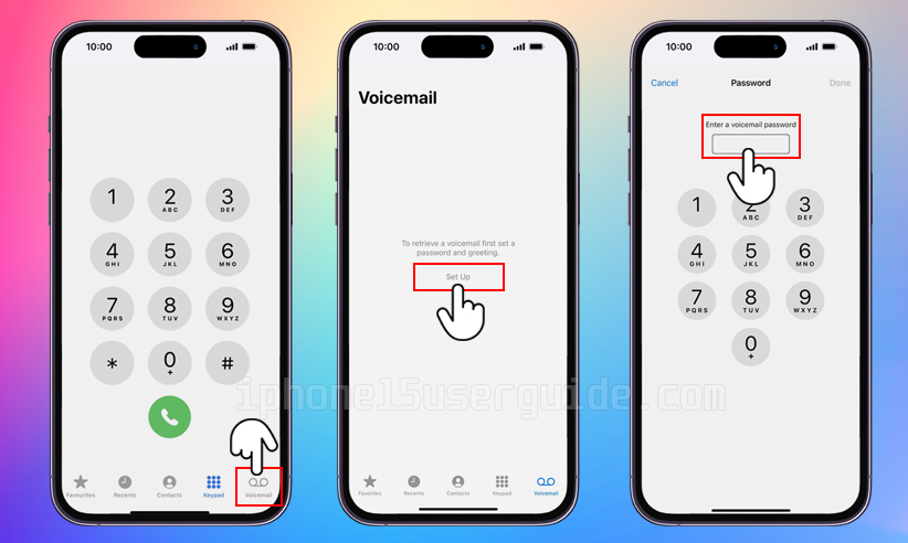 iphone 15 visual voicemail set up