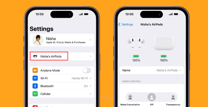 check if your airpods are connected